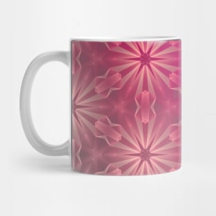 Pink & Grey Star Shine Pattern Mug